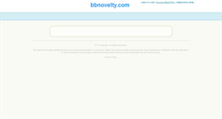 Desktop Screenshot of bbnovelty.com