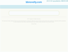 Tablet Screenshot of bbnovelty.com